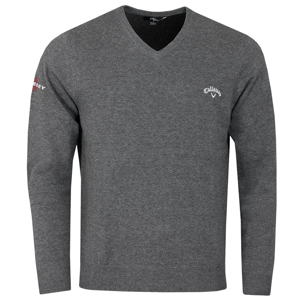Callaway Golf Mens Odyssey Long Sleeve Sweater - Charcoal